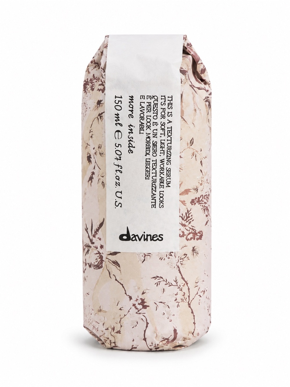 Davines Texturizing Serum 5.07 Oz Soft Light Hold Natural Styling